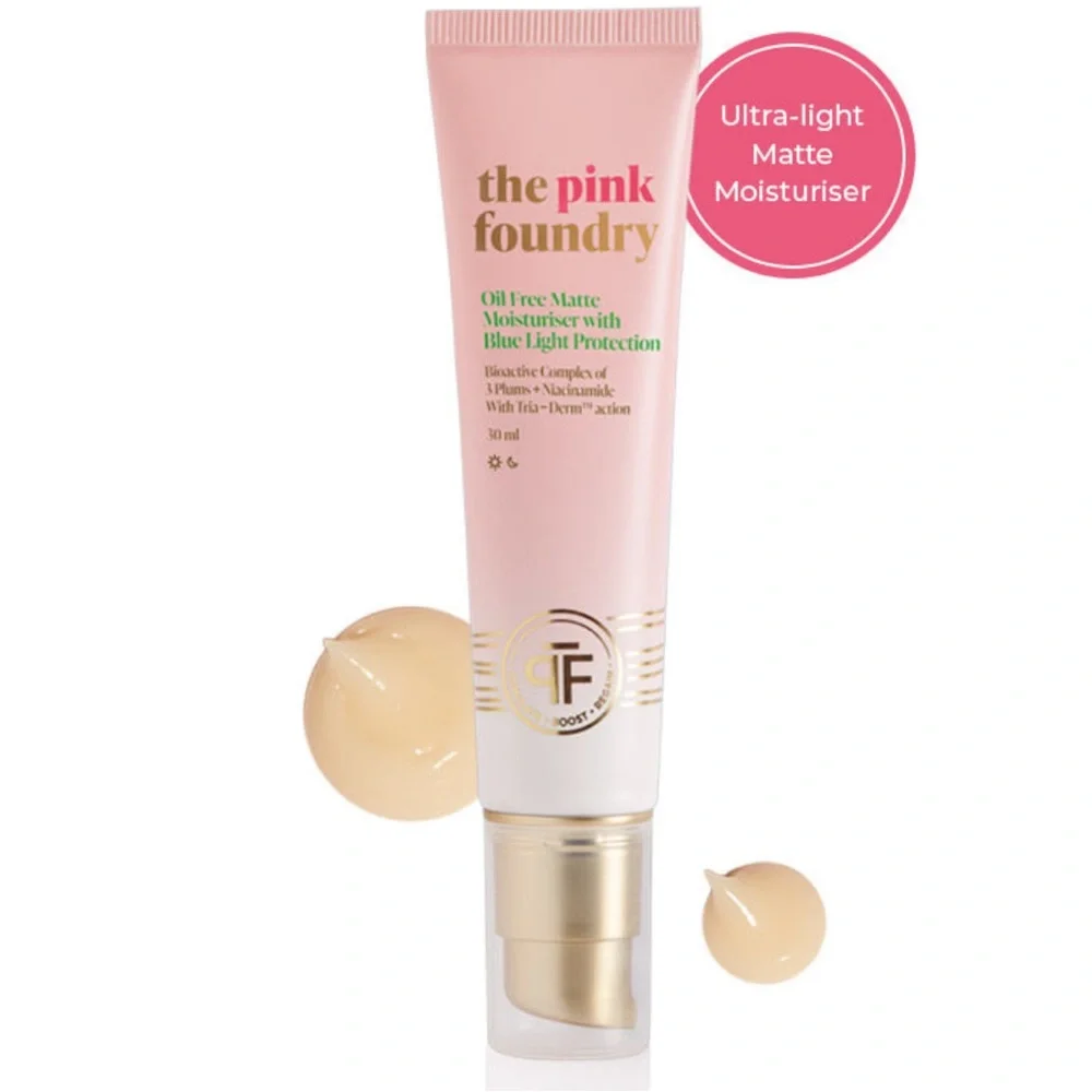 The Pink Foundry Oil Free Niacinamide
Matte Moisturiser | Blue Light Protection* - Picture 1 of 13